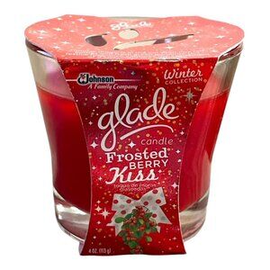Glade Scented Candle - Frosted Berry Kiss - 4 OZ - Limited Edition 2013